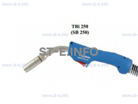 Горелка для полуавтоматической сварки TBi 250-blue-ESG, длина 4 метра - st-e.info - Волжского