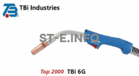 Горелка для полуавтоматической сварки TBI 6G-S-blue-ESG, длина 4 метра - st-e.info - Волжского
