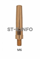 Наконечник М6*45*1,2 (для горелки qtb-500) Panasonic - st-e.info - Волжского
