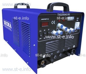 Универсальная установка аргонно-дуговой сварки BRIMA TIG 250 (220) ac/dc - st-e.info - Волжского