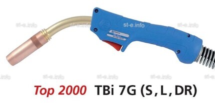 Горелка для полуавтоматаTBi 7G Short (короткая), длина рукава 5м - st-e.info - Волжского