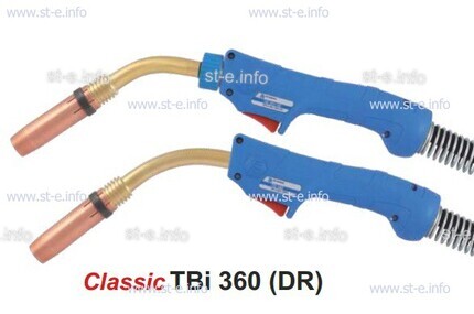 Горелка для полуавтоматической сварки TBi 360-blue-ESG, длина 4 метра - st-e.info - Волжского