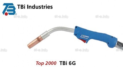 Горелка для полуавтоматической сварки TBI 6G-S-blue-ESG, длина 5 метров - st-e.info - Волжского