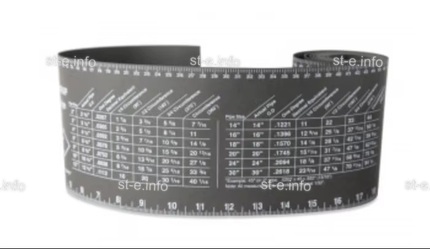 Лента для разметки труб 100mm*1220mm - st-e.info - Волжского